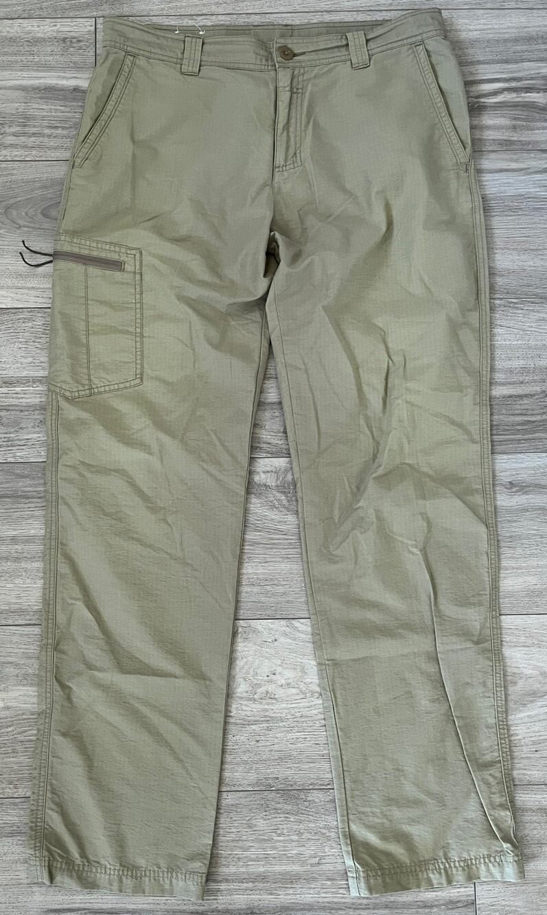 Columbia Twisted Cliff Men’s 34x32 Brown Khaki Ripstop Hiking Pants